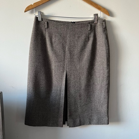 Judith & Charles 100 % Wool Center Slit Pencil Skirt - Picture 1 of 11